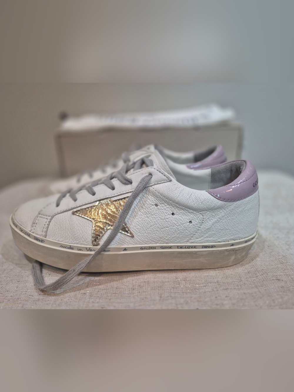 Golden Goose Hi Star Sneaker Size 39 In New Condition